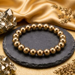 golden hematite bracelet tanishq gems