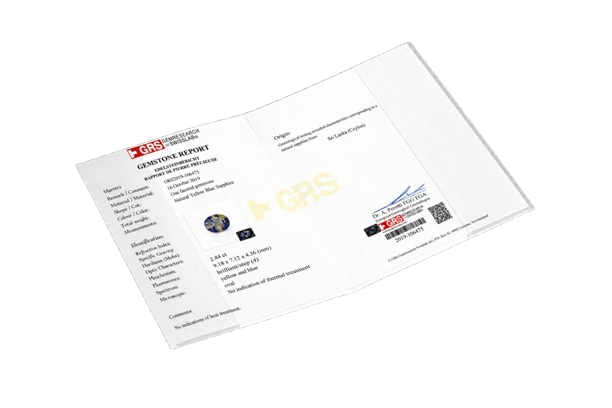 Gemstone Certificate 5