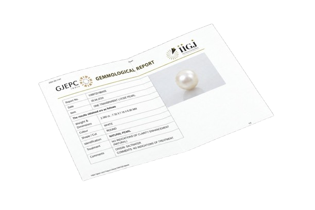 Gemstone Certificate 6
