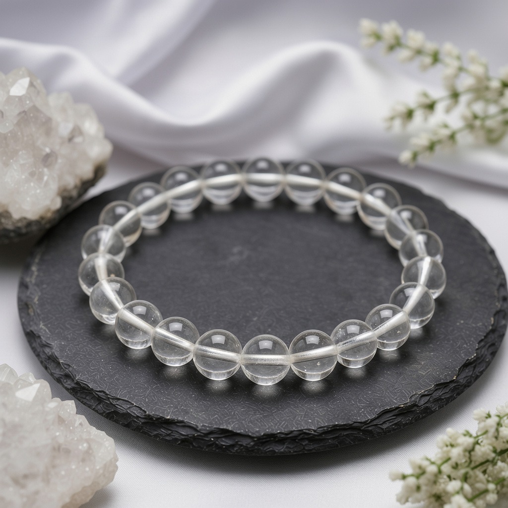 clear quartz bracelet tanishq gems clear quartz bracelet tanishq gems