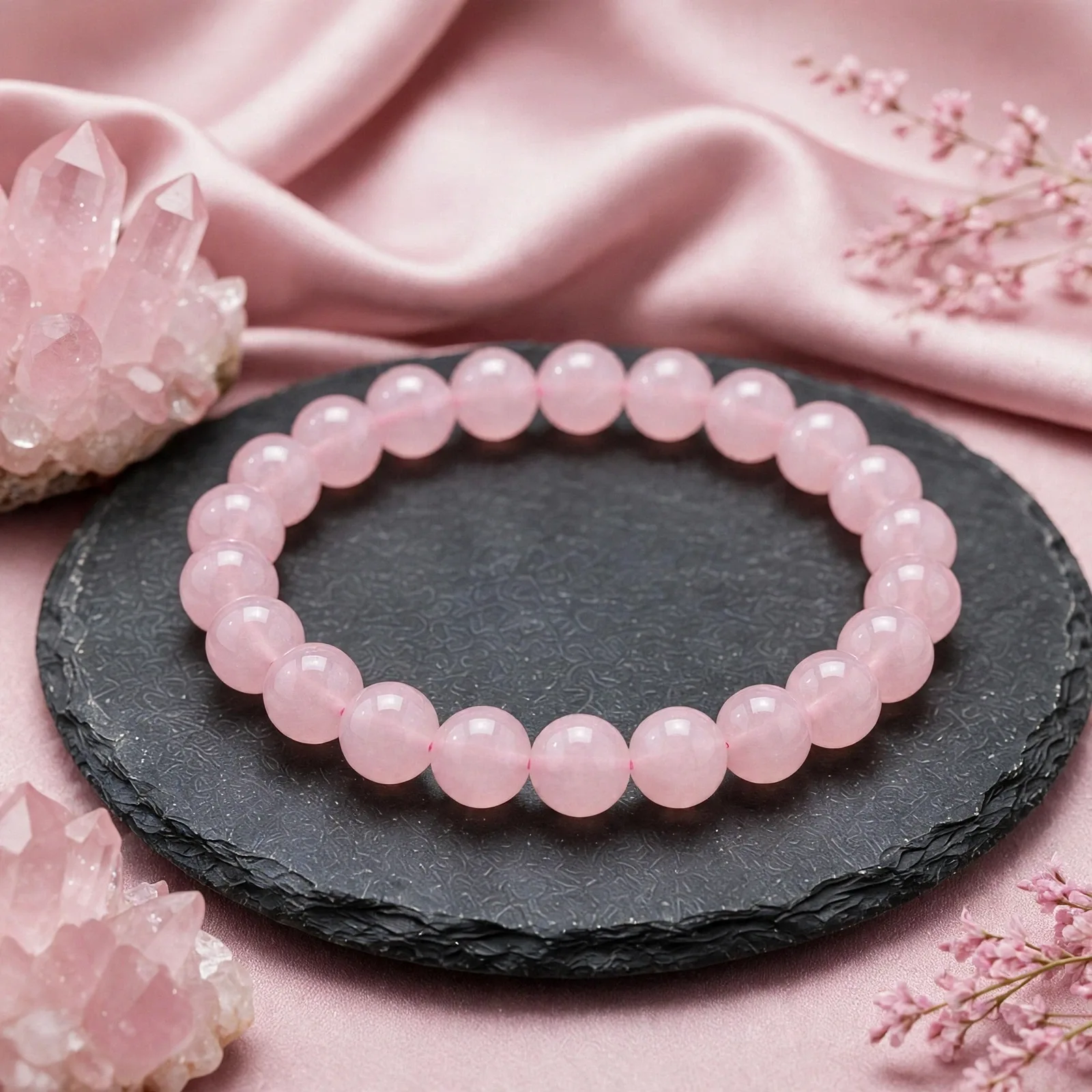rose quartz bracelet tanishq gems rose quartz bracelet tanishq gems