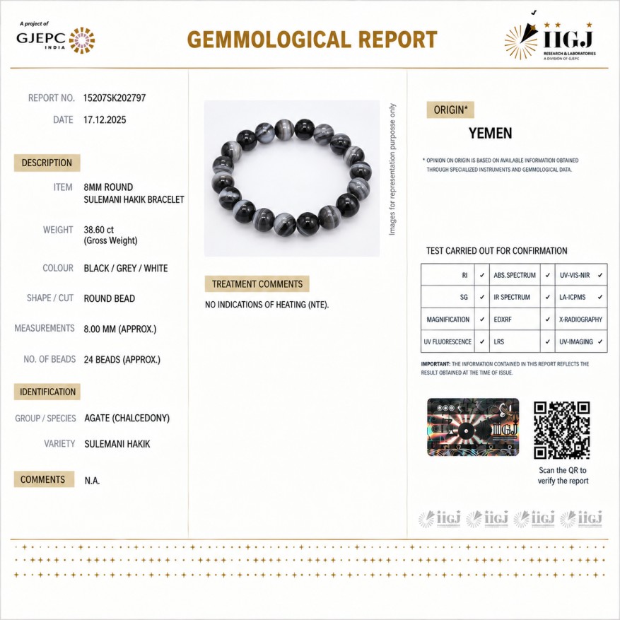 sulemani hakik bracelet certificate sulemani hakik bracelet certificate