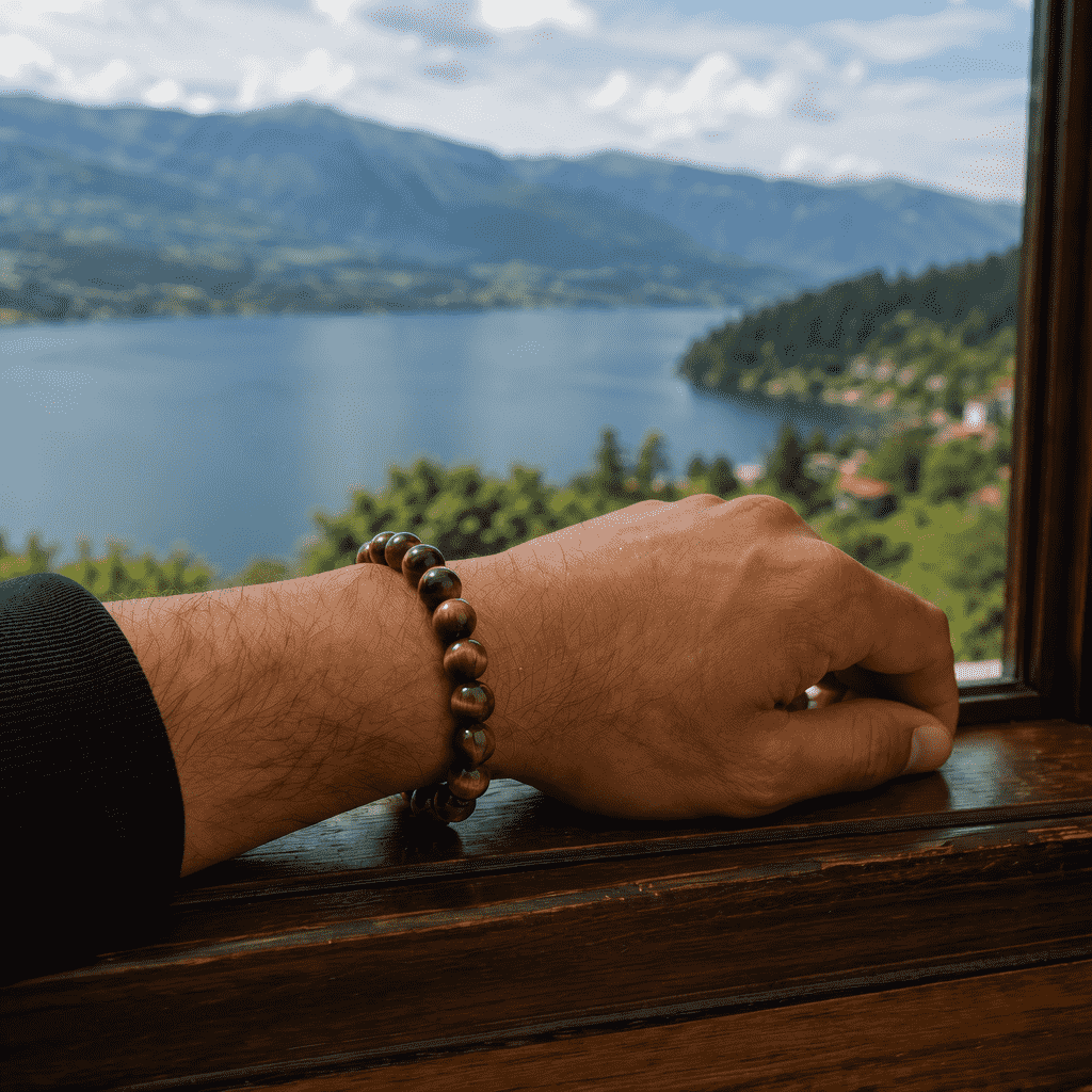 tiger eye bracelet worn tiger eye bracelet worn